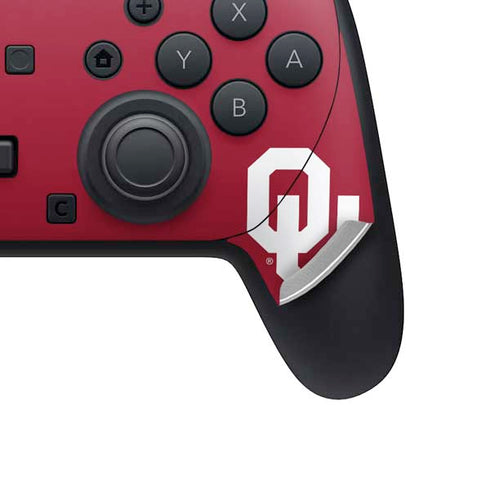 University of Oklahoma Sooners Cracked Nintendo Switch 2 (2025) Pro Controller Skin