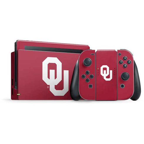 University of Oklahoma Sooners Cracked Nintendo Skins