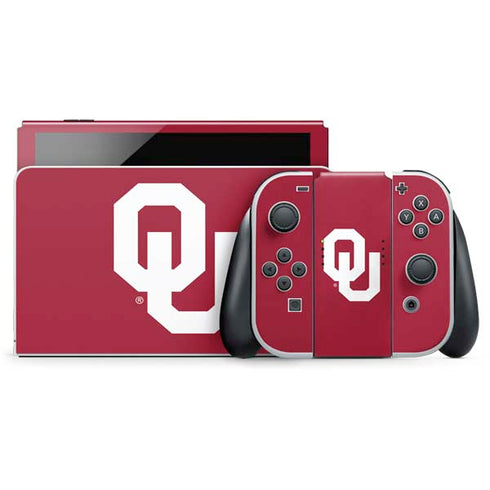 University of Oklahoma Sooners Cracked Nintendo Skins