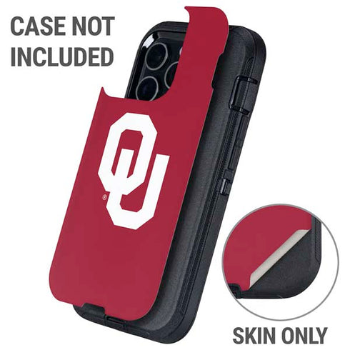 University of Oklahoma Sooners Cracked Otterbox Defender iPhone Skin