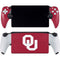 University of Oklahoma Sooners Cracked PlayStation Portal Remote Player Skin
