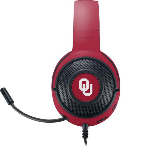 University of Oklahoma Sooners Cracked Razer Kraken X Skin
