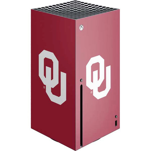 University of Oklahoma Sooners Cracked Xbox Series X Skins