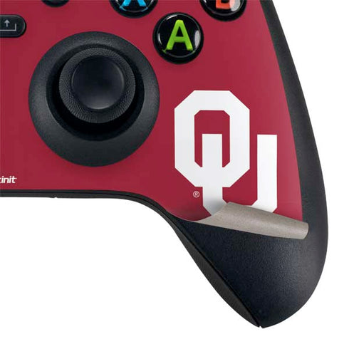University of Oklahoma Sooners Cracked XBox Series X Digital Edition Bundle Skin