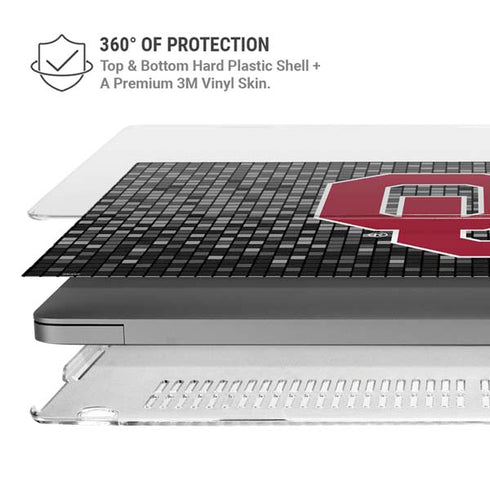 University of Oklahoma Sooners Digi MacBook Pro 14in (2021-24) Case plus Skin