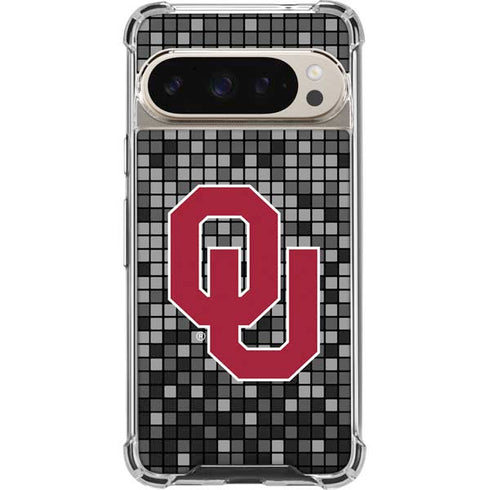 University of Oklahoma Sooners Digi Pixel 9 Pro XL Clear Case