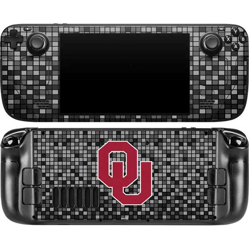 University of Oklahoma Sooners Digi Steam Deck Handheld Gaming Computer OLED Skin