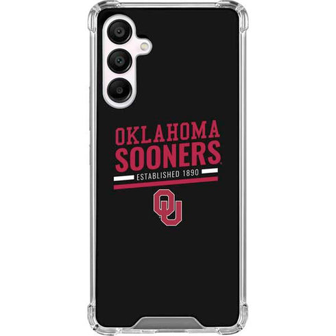 University of Oklahoma Sooners Est 1890 Galaxy A16 5G Clear Case