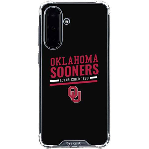 University of Oklahoma Sooners Est 1890 Galaxy A36 5G Clear Case