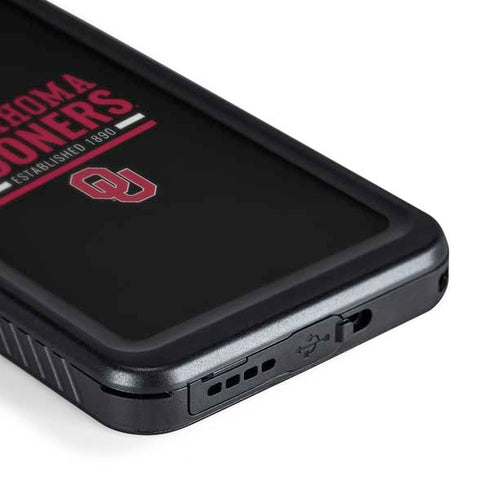 University of Oklahoma Sooners Est 1890 Galaxy S24 Plus Waterproof Case