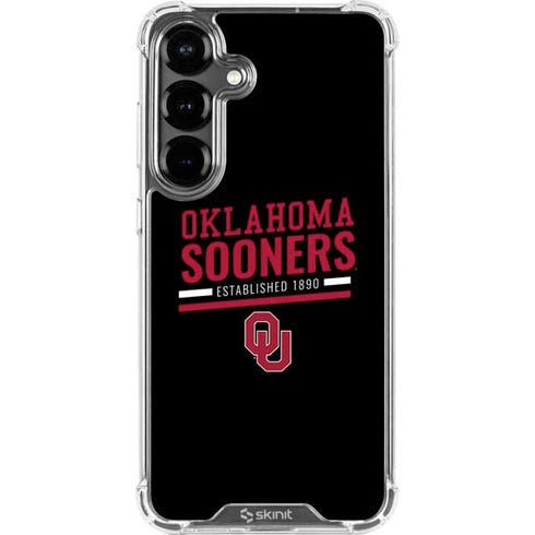 University of Oklahoma Sooners Est 1890 Galaxy S26 Plus Clear Case