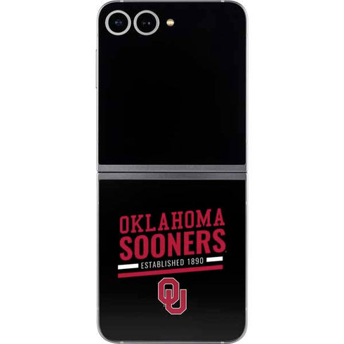 University of Oklahoma Sooners Est 1890 Galaxy Z Flip6 Skin