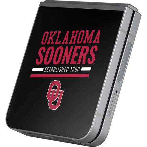 University of Oklahoma Sooners Est 1890 Galaxy Z Flip6 Skin