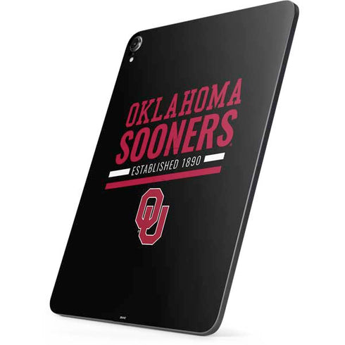 University of Oklahoma Sooners Est 1890 Apple iPad Pro Skin