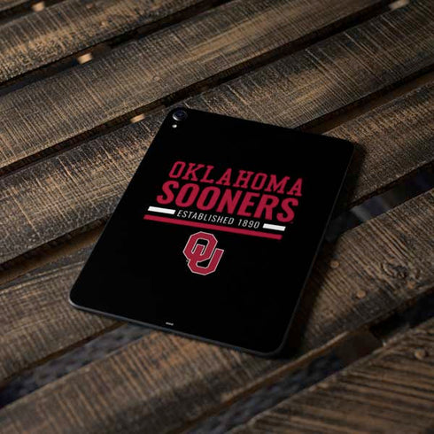 University of Oklahoma Sooners Est 1890 Apple iPad Pro Skin