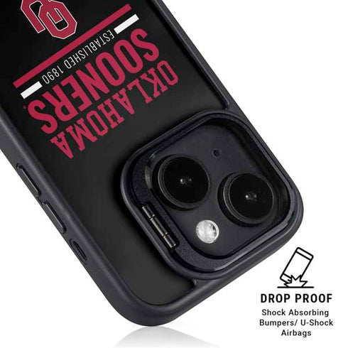 University of Oklahoma Sooners Est 1890 iPhone 13 Kickstand Case