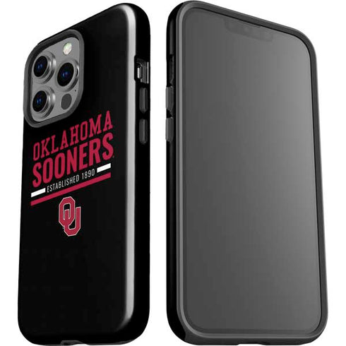 University of Oklahoma Sooners Est 1890 iPhone 15 Pro Impact Case