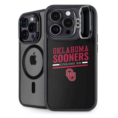 University of Oklahoma Sooners Est 1890 iPhone 15 Pro Kickstand Case