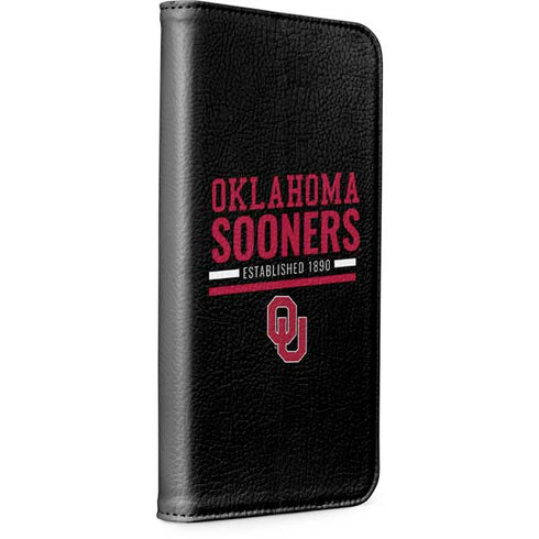 University of Oklahoma Sooners Est 1890 iPhone 15 Pro Max Folio Case