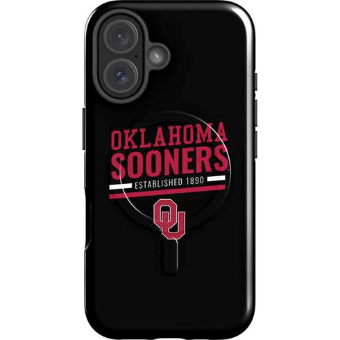 University of Oklahoma Sooners Est 1890 iPhone 16 Magsafe Impact Case