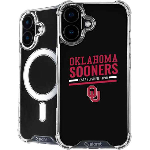 University of Oklahoma Sooners Est 1890 iPhone 16 Plus MagSafe Case