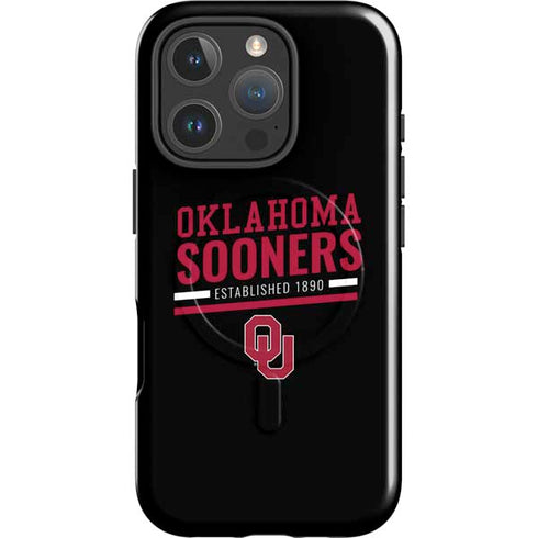 University of Oklahoma Sooners Est 1890 iPhone 16 Pro Max Magsafe Impact Case