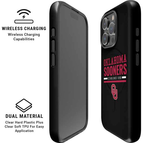 University of Oklahoma Sooners Est 1890 iPhone 16 Pro Max Magsafe Impact Case
