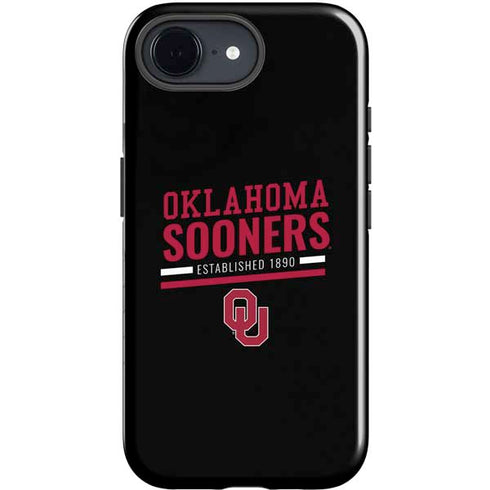 University of Oklahoma Sooners Est 1890 iPhone 16e Impact Case