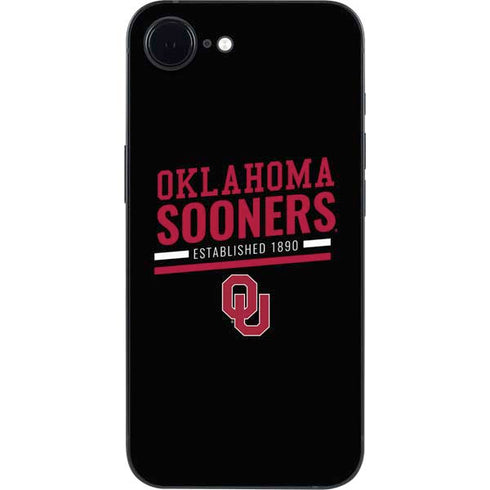 University of Oklahoma Sooners Est 1890 iPhone 16e Skin