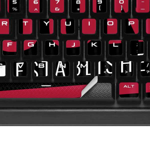 University of Oklahoma Sooners Est 1890 K95 RGB PLATINUM Mechanical Gaming Keyboard Skin