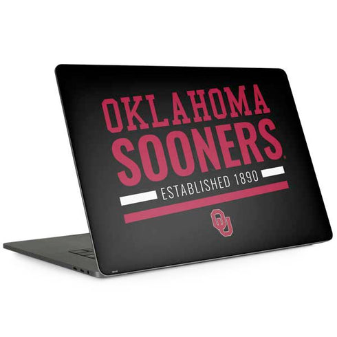 University of Oklahoma Sooners Est 1890 MacBook Skins