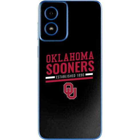 University of Oklahoma Sooners Est 1890 Moto G Play 4G (2024) Skin