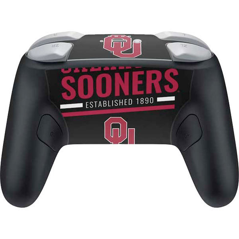 University of Oklahoma Sooners Est 1890 Nintendo Switch 2 (2025) Pro Controller Skin