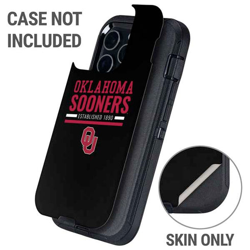 University of Oklahoma Sooners Est 1890 Otterbox Defender iPhone Skin