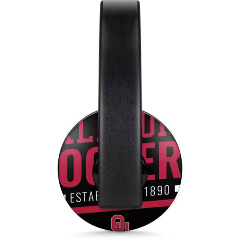 University of Oklahoma Sooners Est 1890 PlayStation 4 Gold Wireless Headset Skin