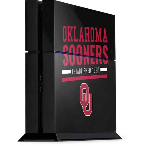 University of Oklahoma Sooners Est 1890 PlayStation PS4 Skins