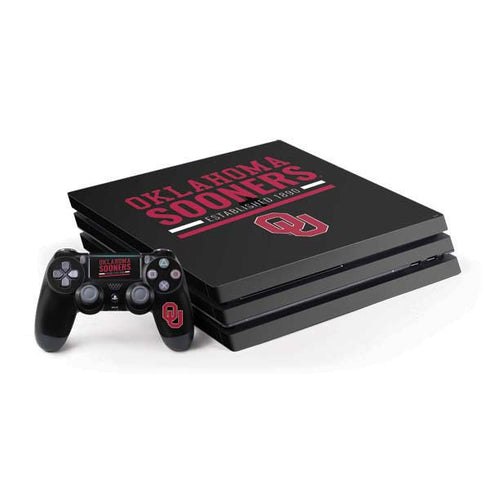 University of Oklahoma Sooners Est 1890 PlayStation PS4 Skins