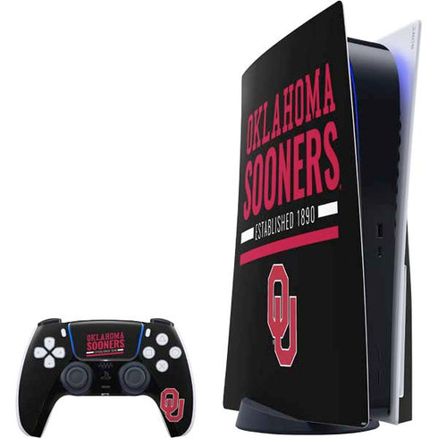 University of Oklahoma Sooners Est 1890 PlayStation PS5 Skins
