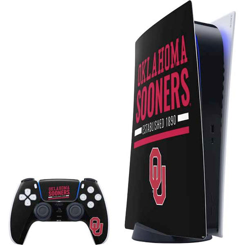 University of Oklahoma Sooners Est 1890 PlayStation PS5 Skins
