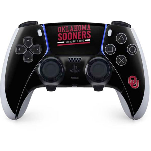 University of Oklahoma Sooners Est 1890 PS5 DualSense Edge Pro Controller Skin