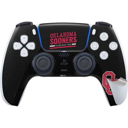 University of Oklahoma Sooners Est 1890 PS5 Pro Disk Bundle Skin