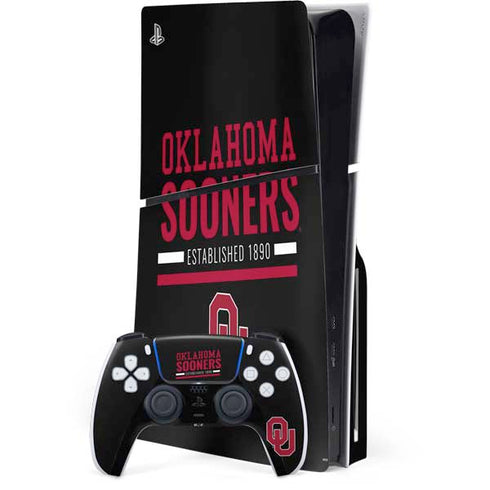 University of Oklahoma Sooners Est 1890 PlayStation PS5 Skins