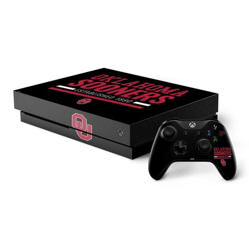 University of Oklahoma Sooners Est 1890 Xbox One Skins