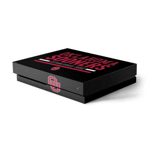 University of Oklahoma Sooners Est 1890 Xbox One Skins