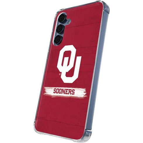 University of Oklahoma Sooners Galaxy A55 5G Clear Case