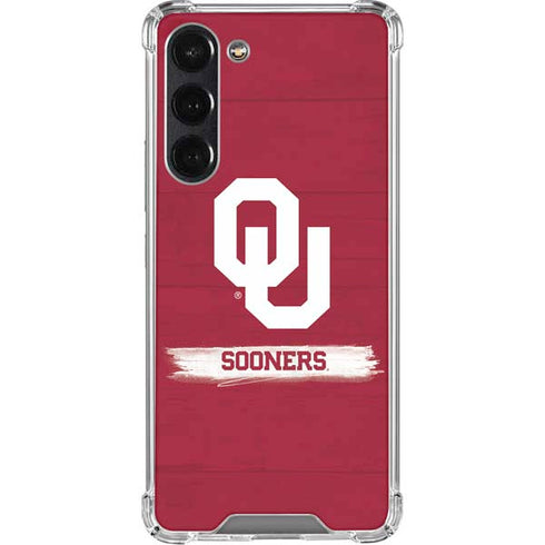University of Oklahoma Sooners Galaxy S24 FE Clear Case