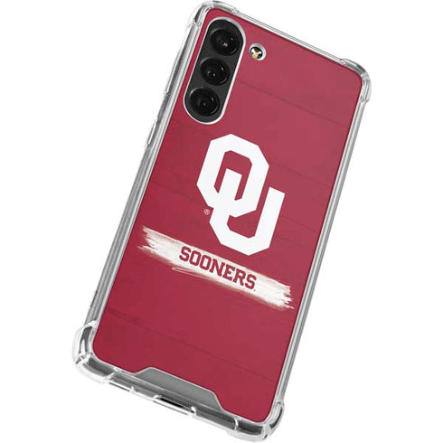 University of Oklahoma Sooners Galaxy S24 FE Clear Case