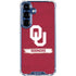 University of Oklahoma Sooners Galaxy S25 FE Clear Case