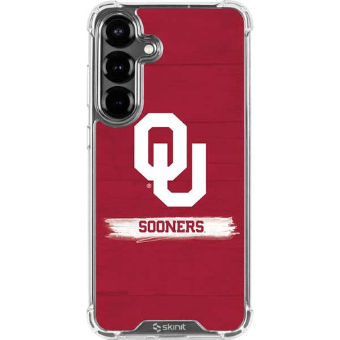 University of Oklahoma Sooners Galaxy S26 Clear Case