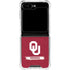 University of Oklahoma Sooners Galaxy Z Flip6 Clear Case